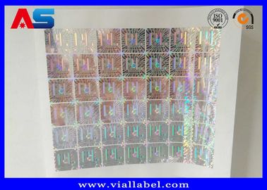Matrix Laser Custom Holographic Stickers Vinyl Hologram Không có gì để lưu trữ Vial Box 3d laser hologram
