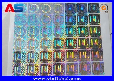 Matrix Laser Custom Holographic Stickers Vinyl Hologram Không có gì để lưu trữ Vial Box 3d laser hologram