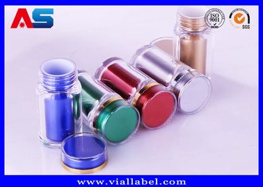 Tái chế Dược phẩm Đơn thuốc Rõ ràng Chai / Viên nhựa để cài đặt 100 viên