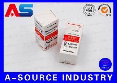 Hologram laser bóng 10ml hộp lọ Vial Peptide chai thủy tinh hộp đóng gói dược phẩm tùy chỉnh