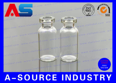 10ml Medical Vials Flip Off Caps , White 20mm Aluminium / Plastic Caps