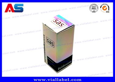 Laser Holographic 30mL hộp chai Bảng giấy / PET / PVC vật liệu hộp đóng gói thuốc