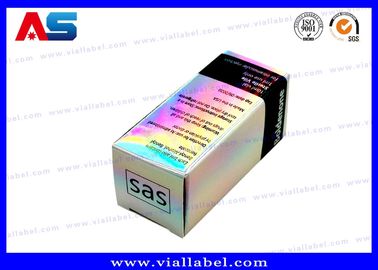 Laser Holographic 30mL hộp chai Bảng giấy / PET / PVC vật liệu hộp đóng gói thuốc