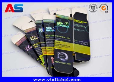In bóng toàn cầu 10ml Vial hộp in ấn thiết kế tùy chỉnh hộp giấy chai 10ml