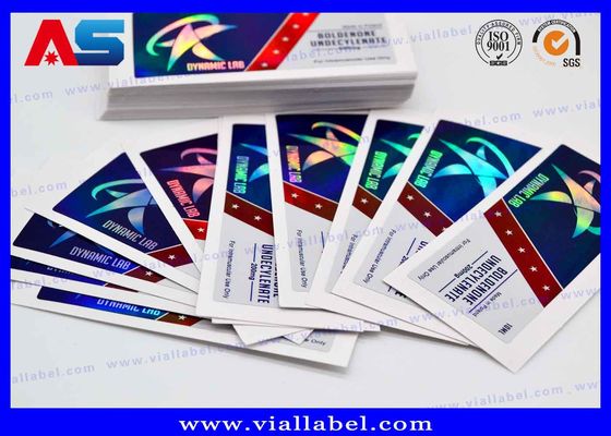 Vinyl Stickers in Printing Pharmaceutical Printing Of Peptide Propionate Labels for 2ml vials (Bản in dược phẩm in nhãn của peptide propionate cho chai 2ml)