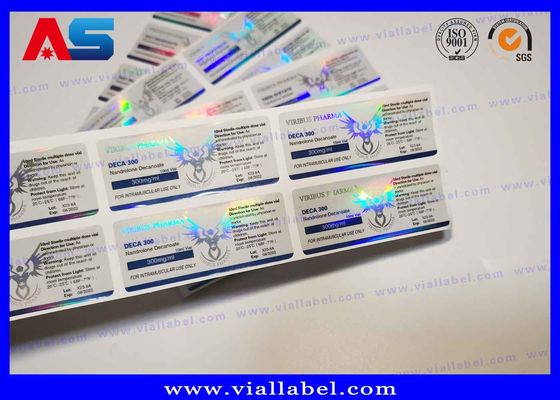 Vinyl Stickers in Printing Pharmaceutical Printing Of Peptide Propionate Labels for 2ml vials (Bản in dược phẩm in nhãn của peptide propionate cho chai 2ml)