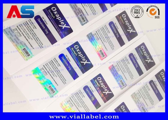 Laser Hologram Prescription CMYK Pill Bottle Label Sticker Cho chai / túi