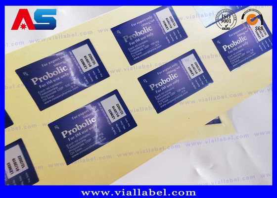 10ml dán tùy chỉnh nhãn chai in với hộp bìa Hologram nhãn cho chai thủy tinh