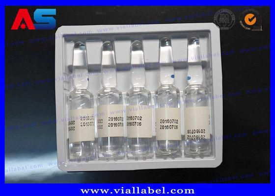 Dầu Ampoules 1ml Nhựa Blister Bao bì PVC / PET Vật liệu Màu trắng
