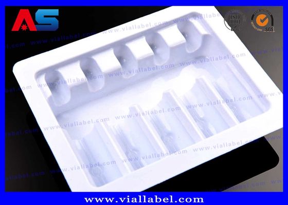 PET trắng 5 2ml Ampules Blister Tray Bao bì thuốc bột bao bì thuốc