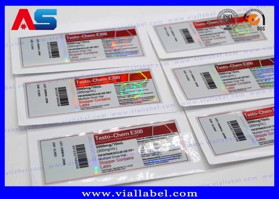 Hologram Pill Label For Medicine Silver Zip Lock Aluminum Foil Bag in ấn nhãn chai thủy tinh
