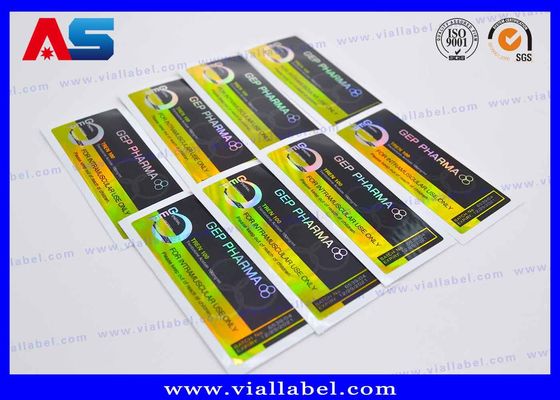 Nhãn nhãn chai thủy tinh Phòng thí nghiệm 10ml Nhãn nhãn chai A4 Laser Pharma Vinyl Sticker With Hologram Effect