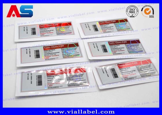 Dược phẩm Hologram HCG Vial thủy tinh tiêm nhãn cho bao bì peptide nhãn dán