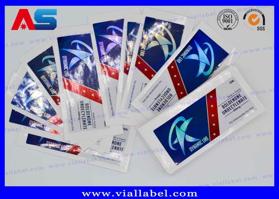 Dược phẩm Hologram HCG Vial thủy tinh tiêm nhãn cho bao bì peptide nhãn dán