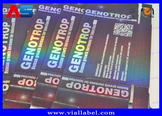 Tấm hình ba chiều tùy chỉnh 2ml Vial Cổ chứa Peptides BPC với khay nhựa 10 x 2ml