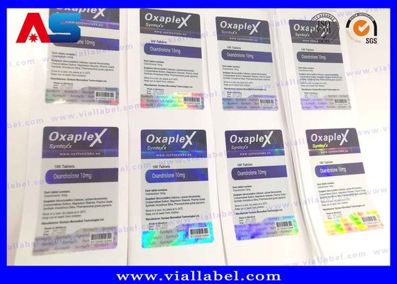 Chế độ in chuyên nghiệp của 10ml nhãn và hộp hộp Hologram Laser in nhãn cho chai thủy tinh