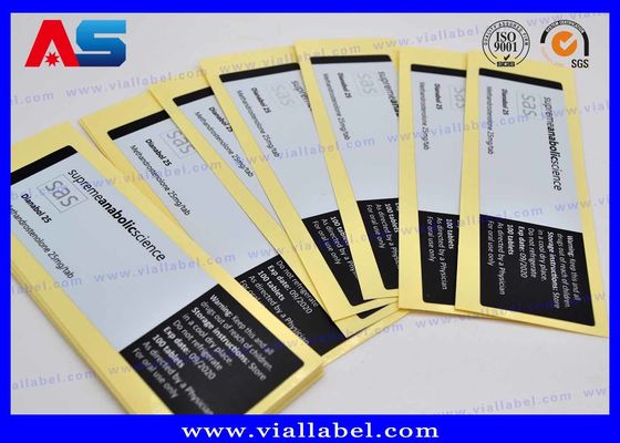 CMYK in Holographic HCG Vial Label Độ dày 50um 100 viên thuốc nhãn