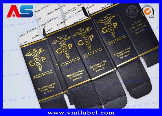 MK Dược phẩm 10ml hộp chai với vàng giấy dán logo hộp cho các lọ nhỏ