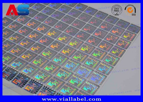 Mã QR không bị giả mạo Số hàng 3D Holographic Stickers Hologram Security Sticker