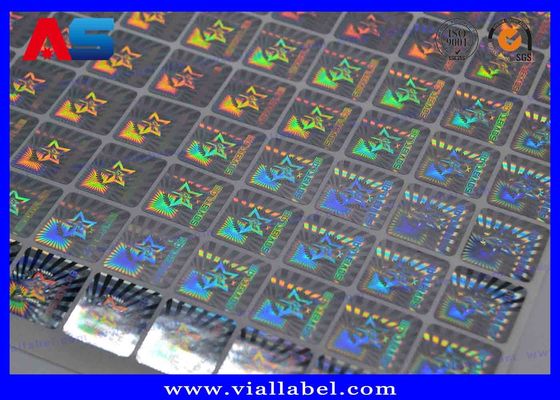 Mã QR không bị giả mạo Số hàng 3D Holographic Stickers Hologram Security Sticker