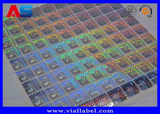 Mã QR không bị giả mạo Số hàng 3D Holographic Stickers Hologram Security Sticker