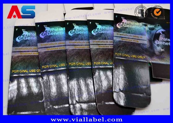Hộp lưu trữ nhỏ In laser Dược phẩm hộp tùy chỉnh Bao bì cho chai 10ml