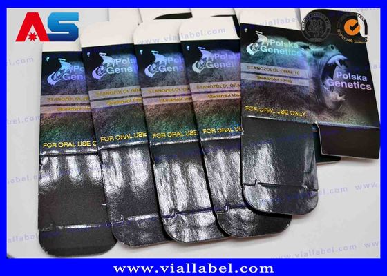 Hộp lưu trữ nhỏ In laser Dược phẩm hộp tùy chỉnh Bao bì cho chai 10ml