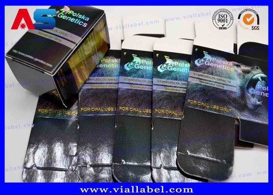 Hộp lưu trữ nhỏ In laser Dược phẩm hộp tùy chỉnh Bao bì cho chai 10ml