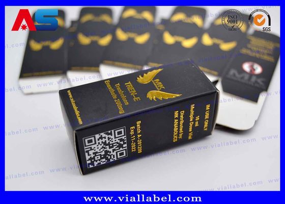 MK Dược phẩm 10ml hộp chai với vàng giấy dán logo hộp cho các lọ nhỏ
