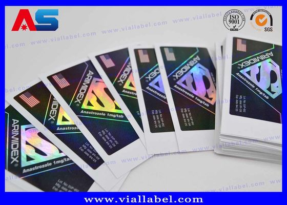 Nhãn nhãn chai tùy chỉnh in kính 10ml Nhãn nhãn chai, Nhãn nhãn holographic tùy chỉnh cho chai