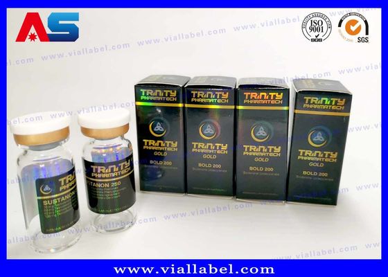 Laser Hologram Phòng thí nghiệm màu sắc Panton hộp chai nhỏ và nhãn thể hình đóng gói hộp