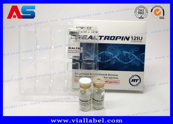 Dầu Ampoules 1ml Nhựa Blister Bao bì PVC / PET Vật liệu Màu trắng