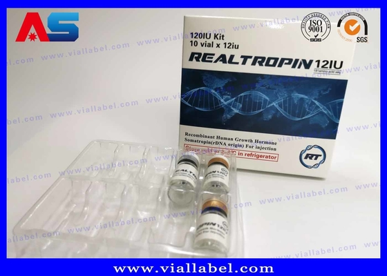 Thuốc tùy chỉnh Blister Packaging For Pharmaceutical Glass Bottles / Penicillin bottles Blister trong suốt