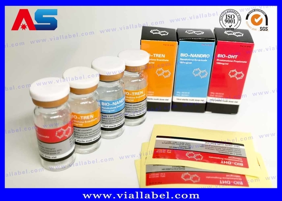 Custom Peptides Human Growth Private Label Stickers For Pharmaceuticals 10ml nhãn chai thuốc