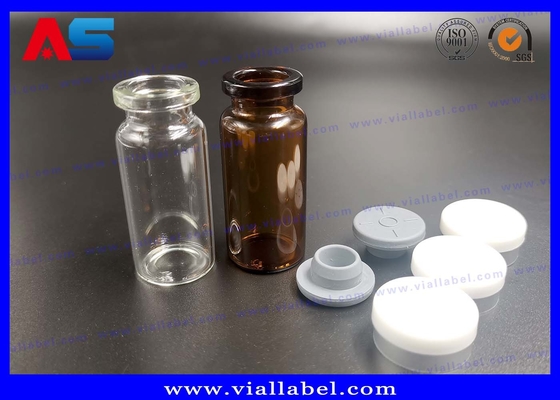 10mL Vials chai màu tím Flip Off Cap khắc thiết kế tùy chỉnh cho thuốc vô trùng Vial flip off caps