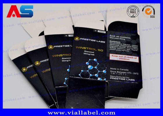 Hộp lưu trữ lọ ống thuốc chống giả 81x60x31mm cho 1ml Bodybuilding Propionate