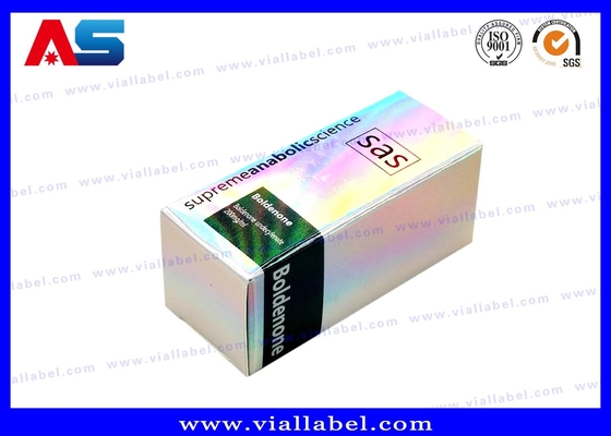 Bạc đúc 10ml hộp lọ Vial Đối với chai thủy tinh Di chuyển Hologram Y học hộp đóng gói dược phẩm