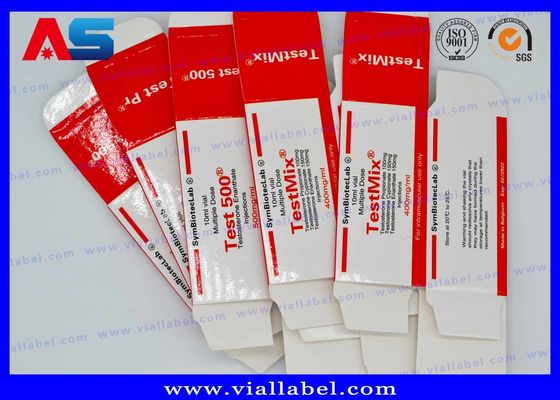 Hồng 10ml Vial Box For Oils Vials Peptide Packaging Size 3*3*6CM nhãn chai 10ml