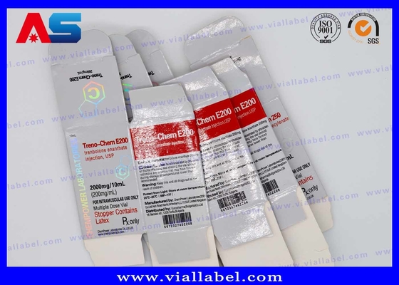 Gep Pharma 10ml Vial thủy tinh 300g giấy in hộp đóng gói hộp vial xây dựng cơ thể