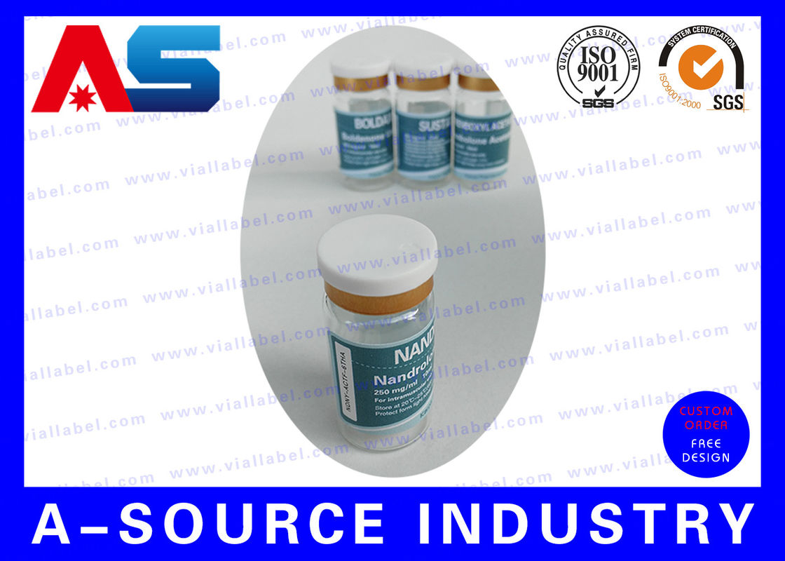 Nhãn nhãn chai Peptide in ấn màu thông thường Giải pháp đóng gói dược phẩm