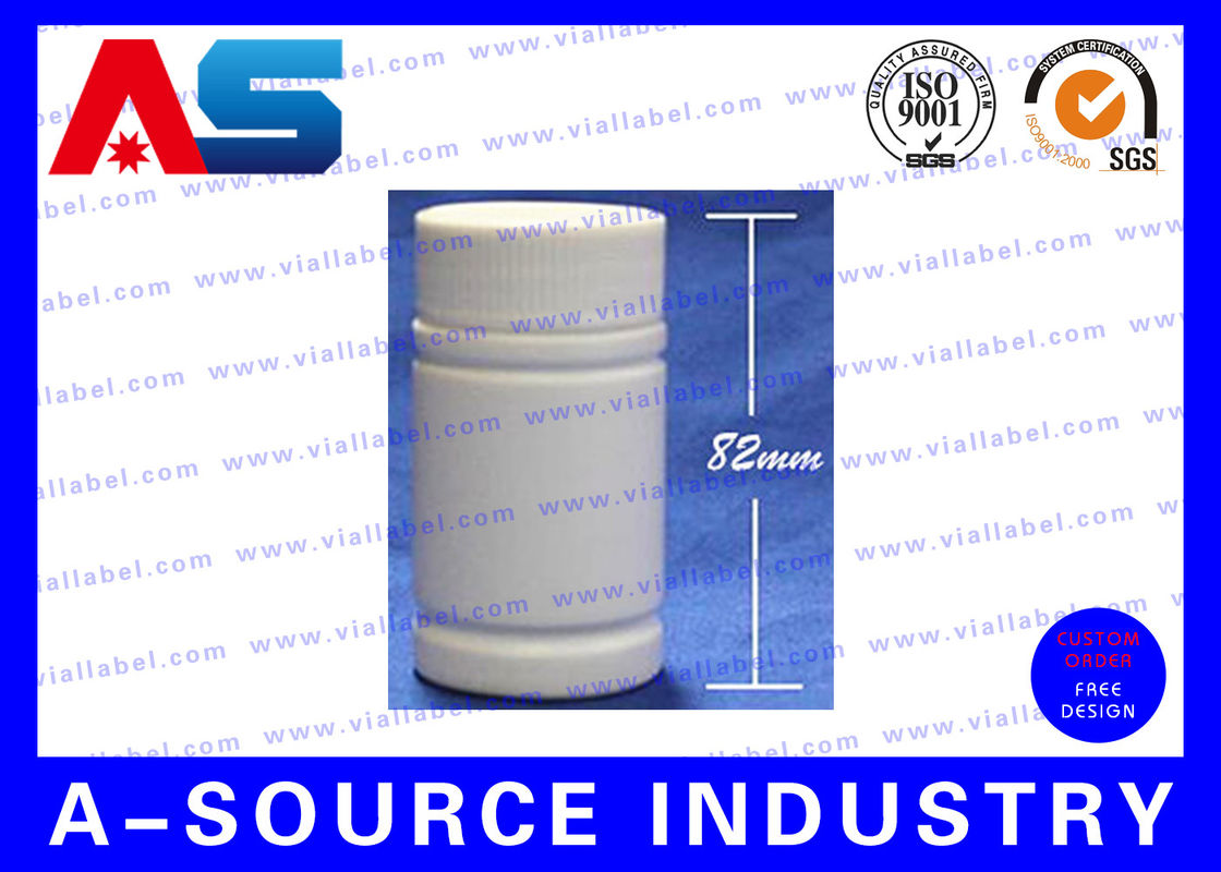- Tâm lý môi trường 80ml chai thuốc nhựa tròn / chai thuốc với nắp vít chai thuốc nhựa