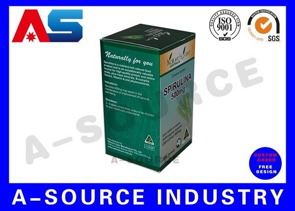 Hộp đóng gói viên nang kết thúc bóng Hộp đóng gói dược phẩm / Hộp giấy thuốc cho chai thuốc