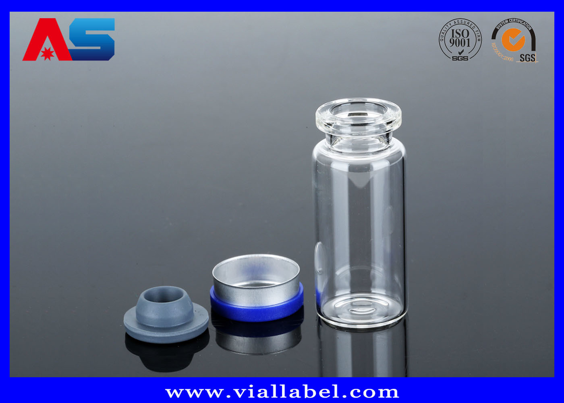 Phương pháp Phòng thí nghiệm đồ thủy tinh Hỗn thủy tinh Vials Giọt và nắp nhựa 10ml nhỏ thủy tinh vials