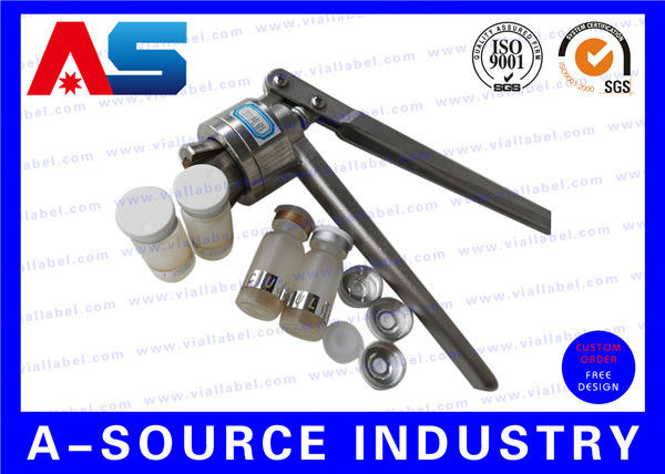 Dụng cụ kẹp nắp lọ nhôm bạc thủ công cho nắp nhựa lật 13mm / 20mm