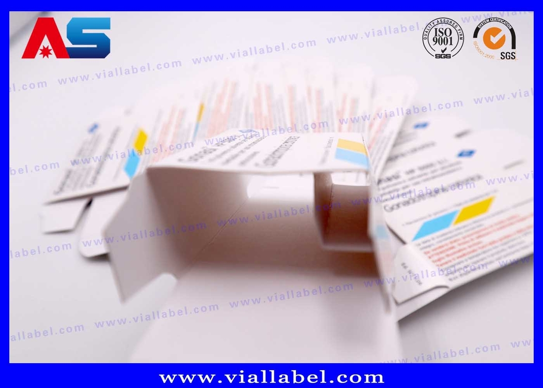 Các hộp chai thủy tinh giấy 10ml Vial Box For Pregnyl Hcg Pharmaceutical Packaging Box