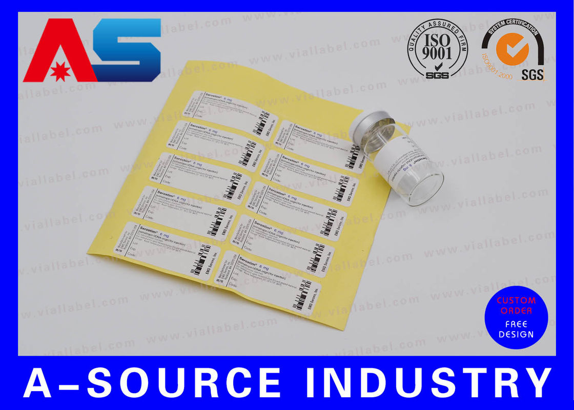 giấy chống giả mạo 2ml dán cho Soma-tropin DNA Origin