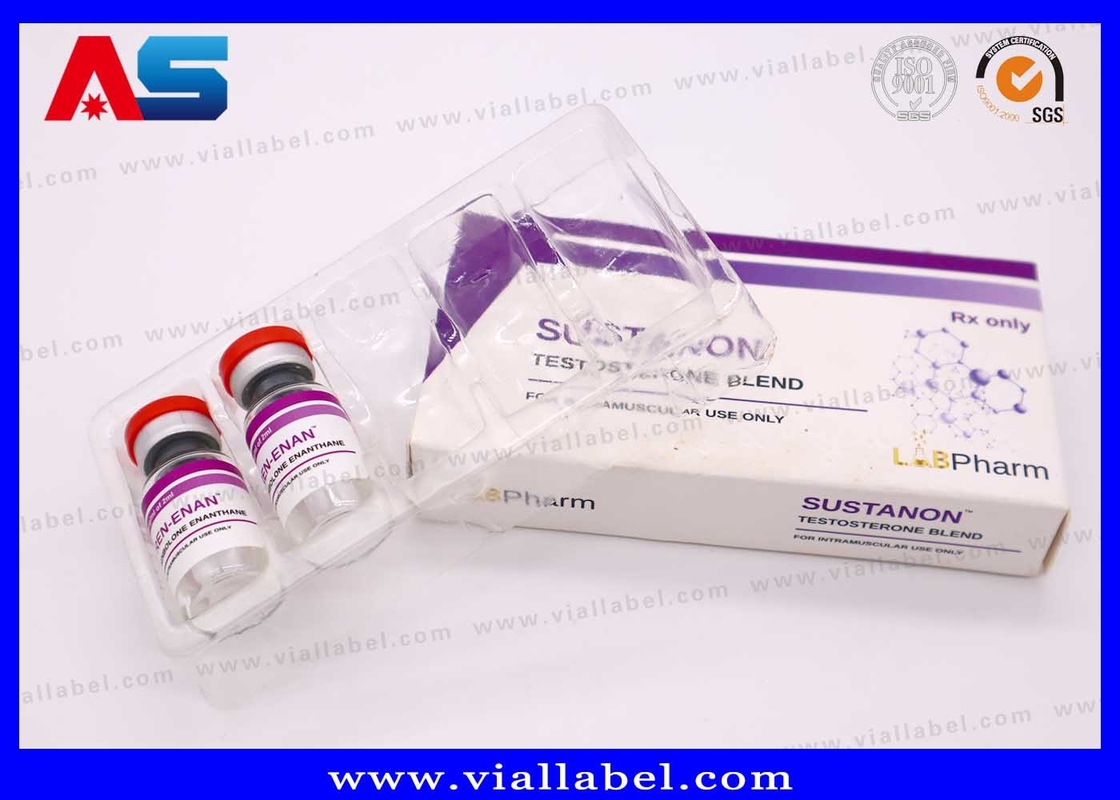 Bao bì đốm nhựa tùy chỉnh cho thuốc tiêm 10ml Box Mock Up Service có sẵn
