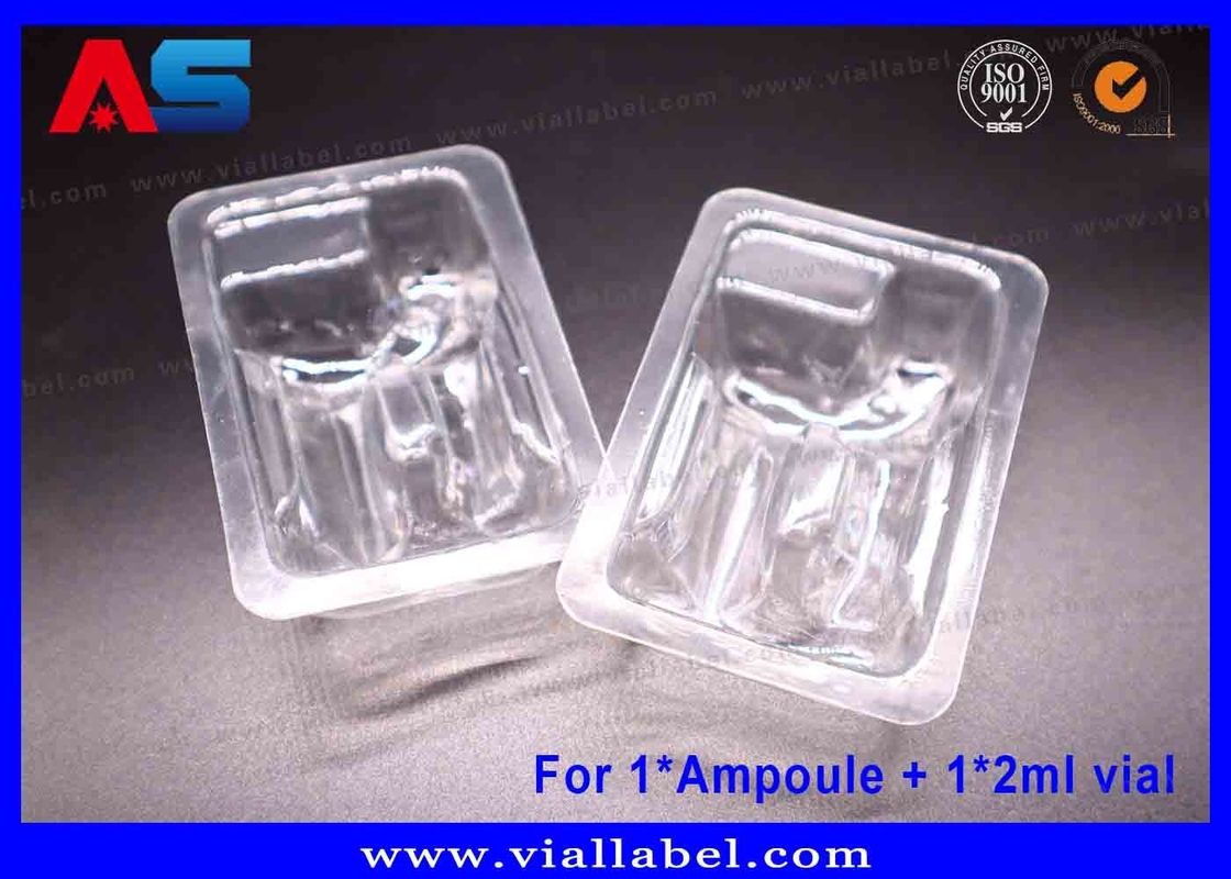 Đồ chứa bong bóng PET rõ ràng ¢ Bao bì an toàn hai buồng cho 1ml Ampoule & 2ml Vial∙ ISO-Certified, 12+ năm kinh nghiệm xuất khẩu