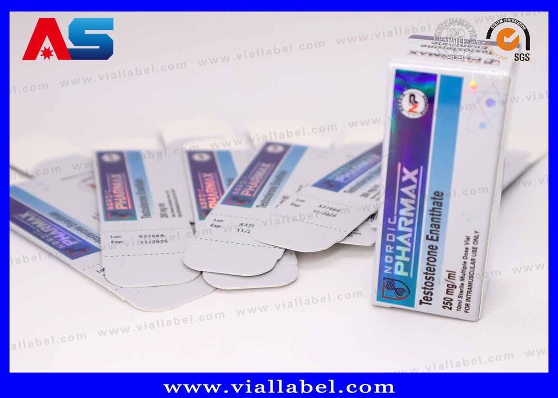 Thùng nhỏ 10ml Hộp lọ Hologram cho phòng thí nghiệm Peptide Gen Pharma
