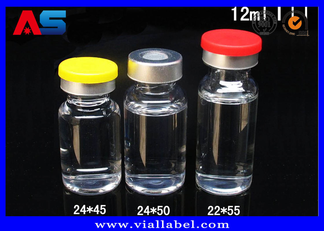 22 * 45mm chai thủy tinh10ml chai thủy tinh với nắp nút cho Peptide / chai thể hình / Sarms